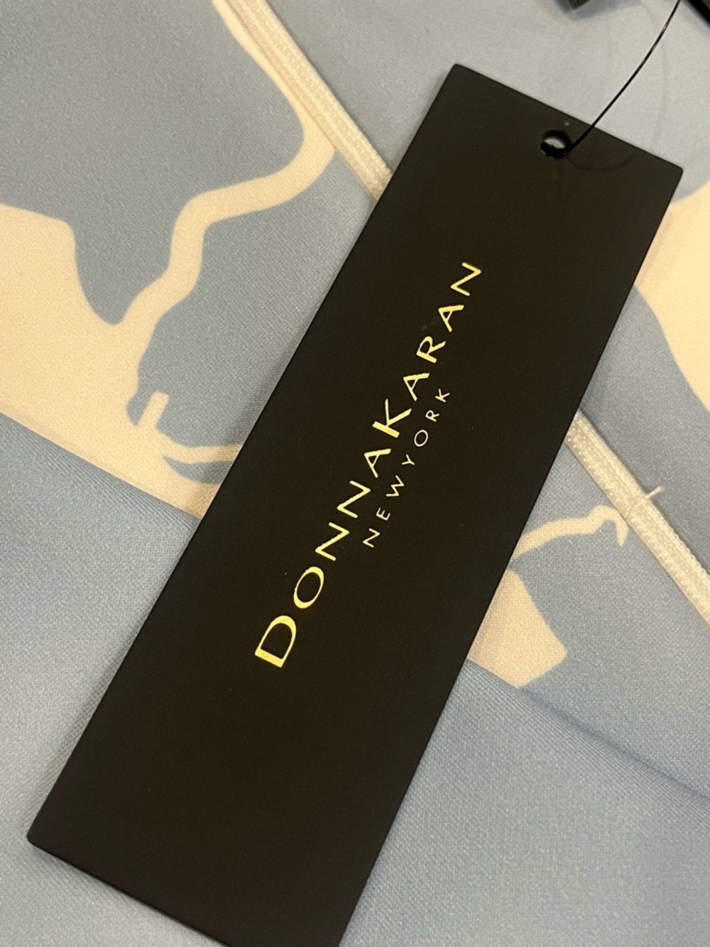 Donna Karan New York Center Ruched Floral Dress NWT Size 8 - Picture 13 of 15